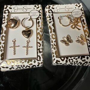 Jessica Simpson Mix & Match Hoop Earrings Sets